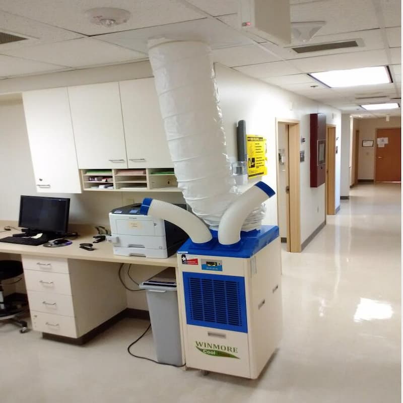WINMORE Spot Coolers keep your healthcare facilities running smoothly